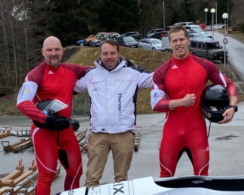 We support Latvian bobsleighers